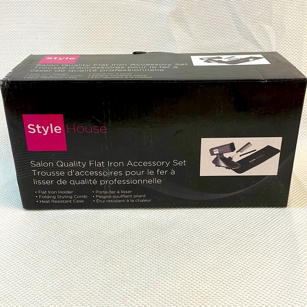 Salon quality flat iron accessory set brand new